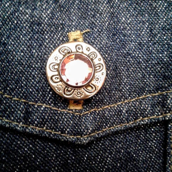 Sparkle Denim Jacket by Me and You SZ 18/20 - Picture 8 of 16